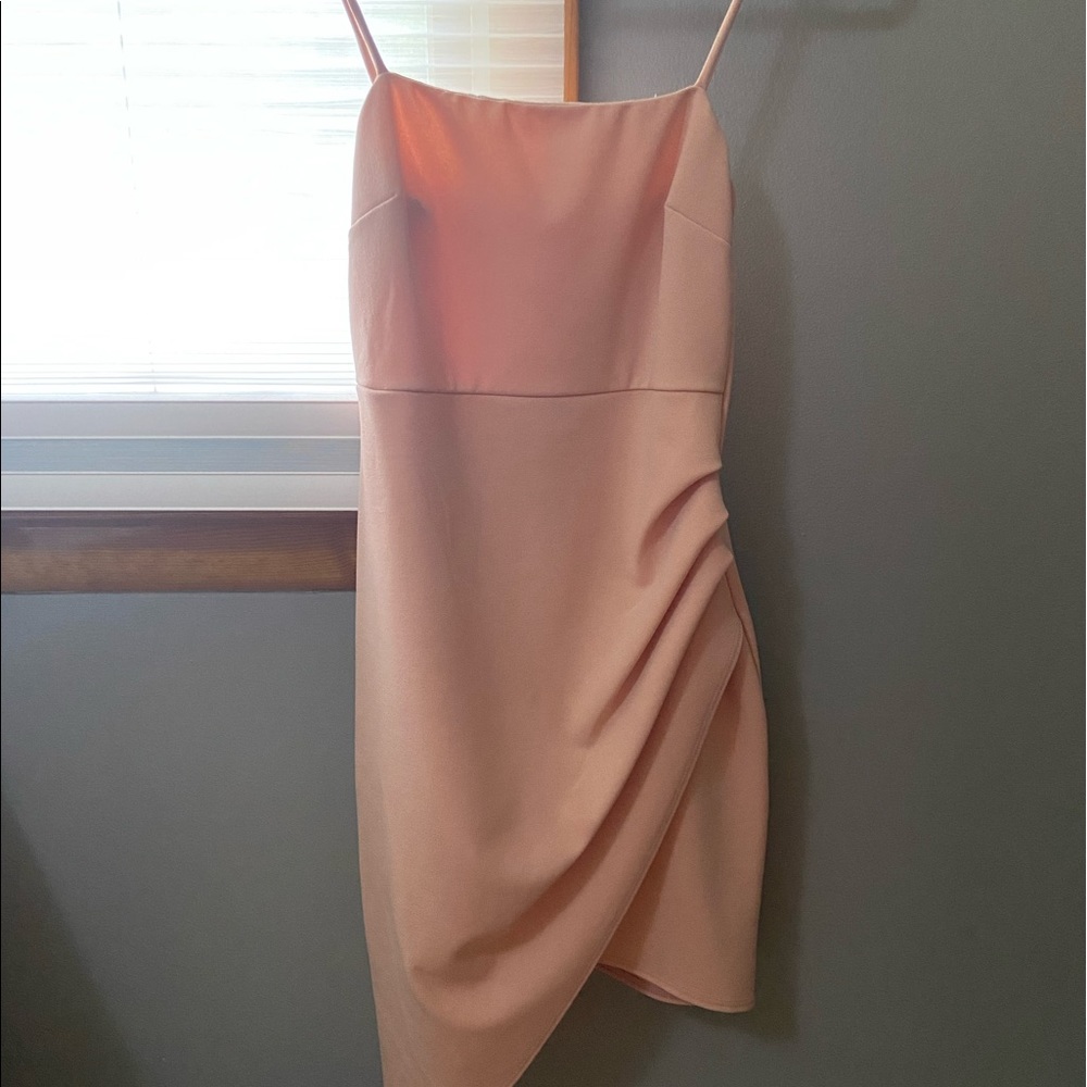 American Threads Asymmetric bodycon dress